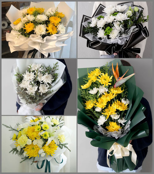 广东江门市台山市白沙镇白事花束代送